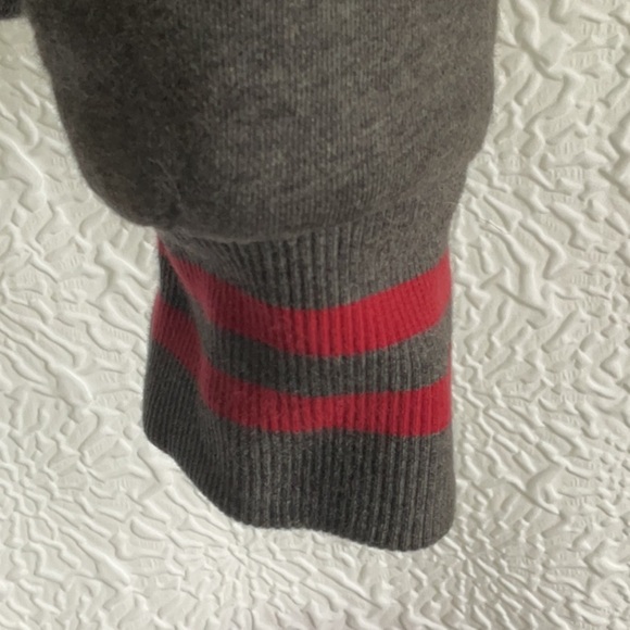 Hugo Boss Red and Gray Zip Up hoodie Sherpa lined - Picture 4 of 10